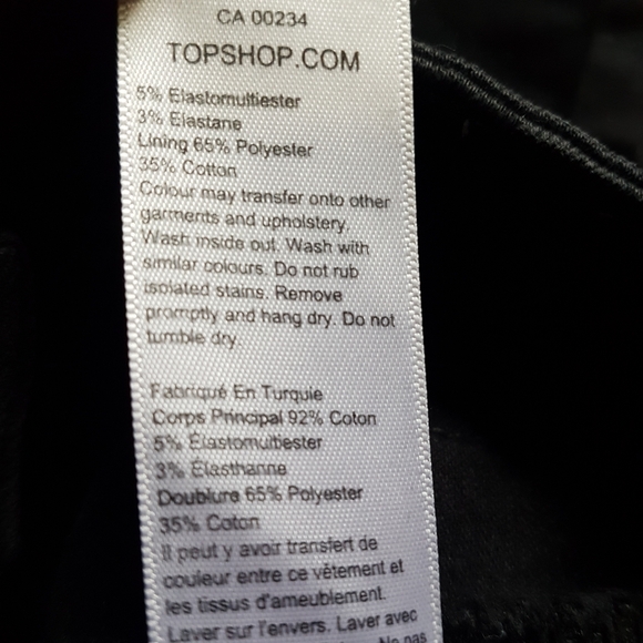 TOPSHOP Jamie High Waist Skinny Jeans High Rise Mid Wash 26 x 32 - Picture 10 of 12